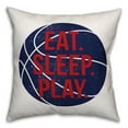 thumbnail image 1 of Creative Products Eat. Sleep. Play. 16x16 Spun Poly Pillow, 1 of 3
