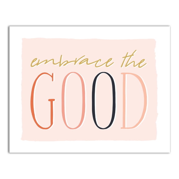 Creative Products Embrace the Good 11x14 Canvas Wall Art