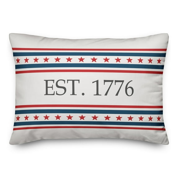 Creative Products Established America 14x20 Spun Poly Pillow