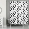 thumbnail image 1 of Creative Products Evergreen Trees Pattern 71x74 Shower Curtain, 1 of 2