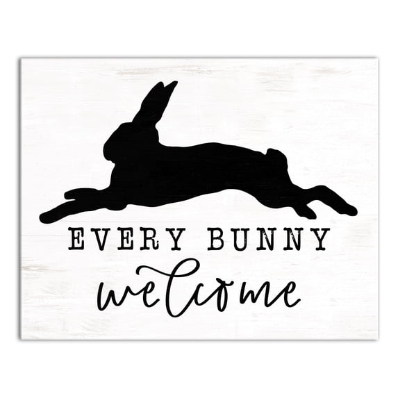Creative Products Every Bunny Welcome 11x14 Canvas Wall Art
