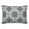thumbnail image 1 of Creative Products Faded Blue Gray Medallions 14x20 Indoor / Outdoor Pillow, 1 of 9