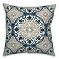 thumbnail image 1 of Creative Products Faded Gray Blue Medallions 18x18 Indoor / Outdoor Pillow, 1 of 9