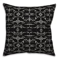 thumbnail image 1 of Creative Products Faded Snakeskin in Black 16x16 Spun Poly Pillow, 1 of 2
