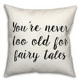 thumbnail image 1 of Creative Products Fairy Tales 18x18 Spun Poly Pillow, 1 of 2