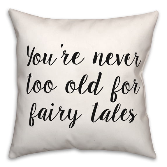 Creative Products Fairy Tales 18x18 Spun Poly Pillow