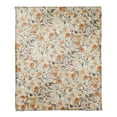 thumbnail image 1 of Creative Products Fall Flowers Pattern 50x60 Coral Fleece Blanket, 1 of 3