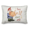 thumbnail image 1 of Creative Products Fall Gnome 20 x 14 Spun Poly Pillow, 1 of 3