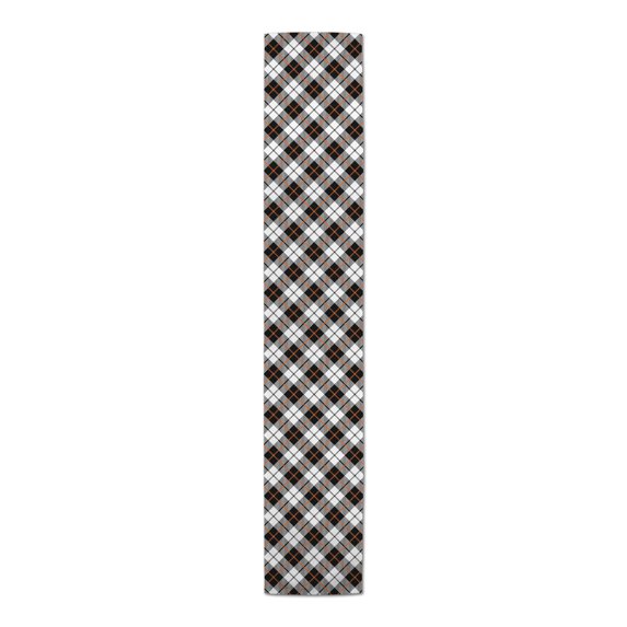 Creative Products Fall Plaid 16x72 Poly Twill Table Runner