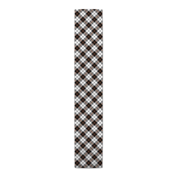Creative Products Fall Plaid 16x90 Poly Twill Table Runner