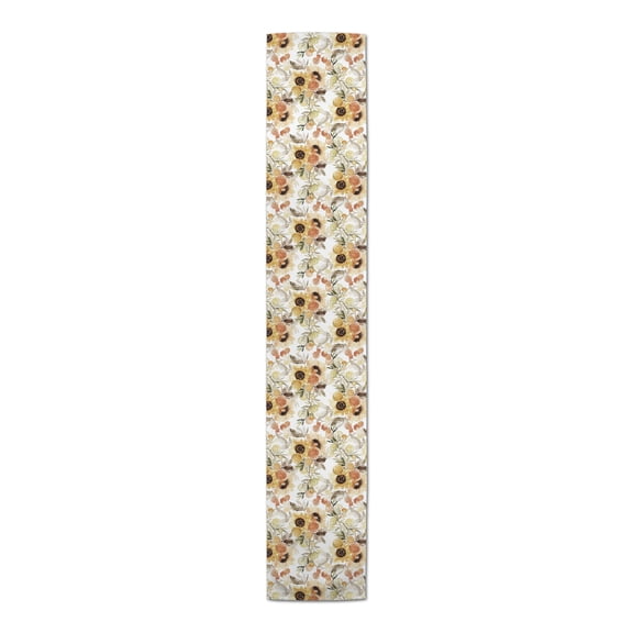 Creative Products Fall Sunflowers 16 x 72 Poly Twill Table Runner