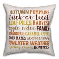 thumbnail image 1 of Creative Products Fall Things 18x18 Spun Poly Pillow, 1 of 1