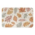 thumbnail image 1 of Creative Products Fall Watercolor Leaves Pattern 21 x 34 Bath Mat, 1 of 1