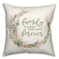 thumbnail image 1 of Creative Products Family Forever 18 x 18 Spun Poly Pillow, 1 of 3