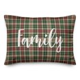 thumbnail image 1 of Creative Products Family in Teal 14x20 Spun Poly Pillow, 1 of 2