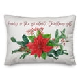 thumbnail image 1 of Creative Products Family is the Greatest Christmas Gift 14x20 Spun Poly Pillow, 1 of 3