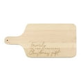 thumbnail image 1 of Creative Products Family is the Greatest Christmas Gift 17 x 8 Maple Paddle Cutting Board, 1 of 1
