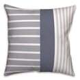 thumbnail image 1 of Creative Products Farmhouse Stripes Blue 20 x 20 Indoor / Outdoor Pillow, 1 of 3