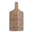 thumbnail image 1 of Creative Products Filled with Joy 8 x 17 Walnut Paddle Cutting Board, 1 of 1