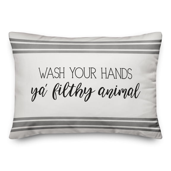 Creative Products Filthy Animal 14x20 Spun Poly Pillow
