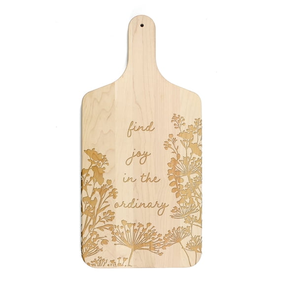 Creative Products Find Joy in the Ordinary 8 x 17 Maple Paddle Cutting Board