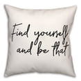 thumbnail image 1 of Creative Products Find Yourself 18x18 Spun Poly Pillow, 1 of 2