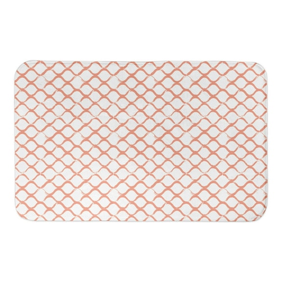 Creative Products Fishnet Coral 34x21 Bath Mat