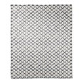 thumbnail image 1 of Creative Products Fishnet Navy 50x60 Coral Fleece Blanket, 1 of 3