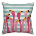 thumbnail image 1 of Creative Products Flamingo Party 16x16 Indoor / Outdoor Pillow, 1 of 2