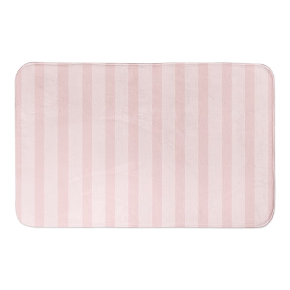 Creative Products Flamingo Stripe Pattern 21 x 34 Bath Mat