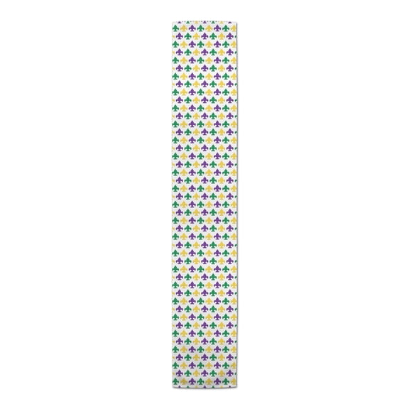 Creative Products Fleur Di Lis Pattern 16x72 Cotton Twill Table Runner