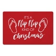 thumbnail image 1 of Creative Products Flip Flop Christmas 27x18 Floor Mat, 1 of 2