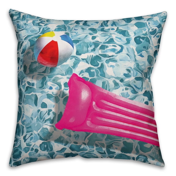 Creative Products Floating Pool Toys 18x18 Indoor / Outdoor Pillow