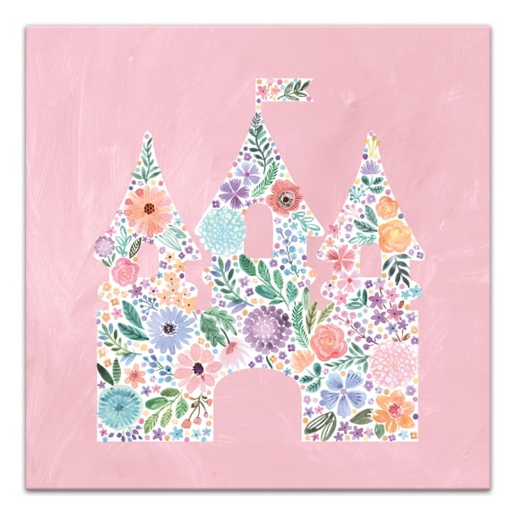 Creative Products Floral Castle 24 x 24 Canvas Wall Art