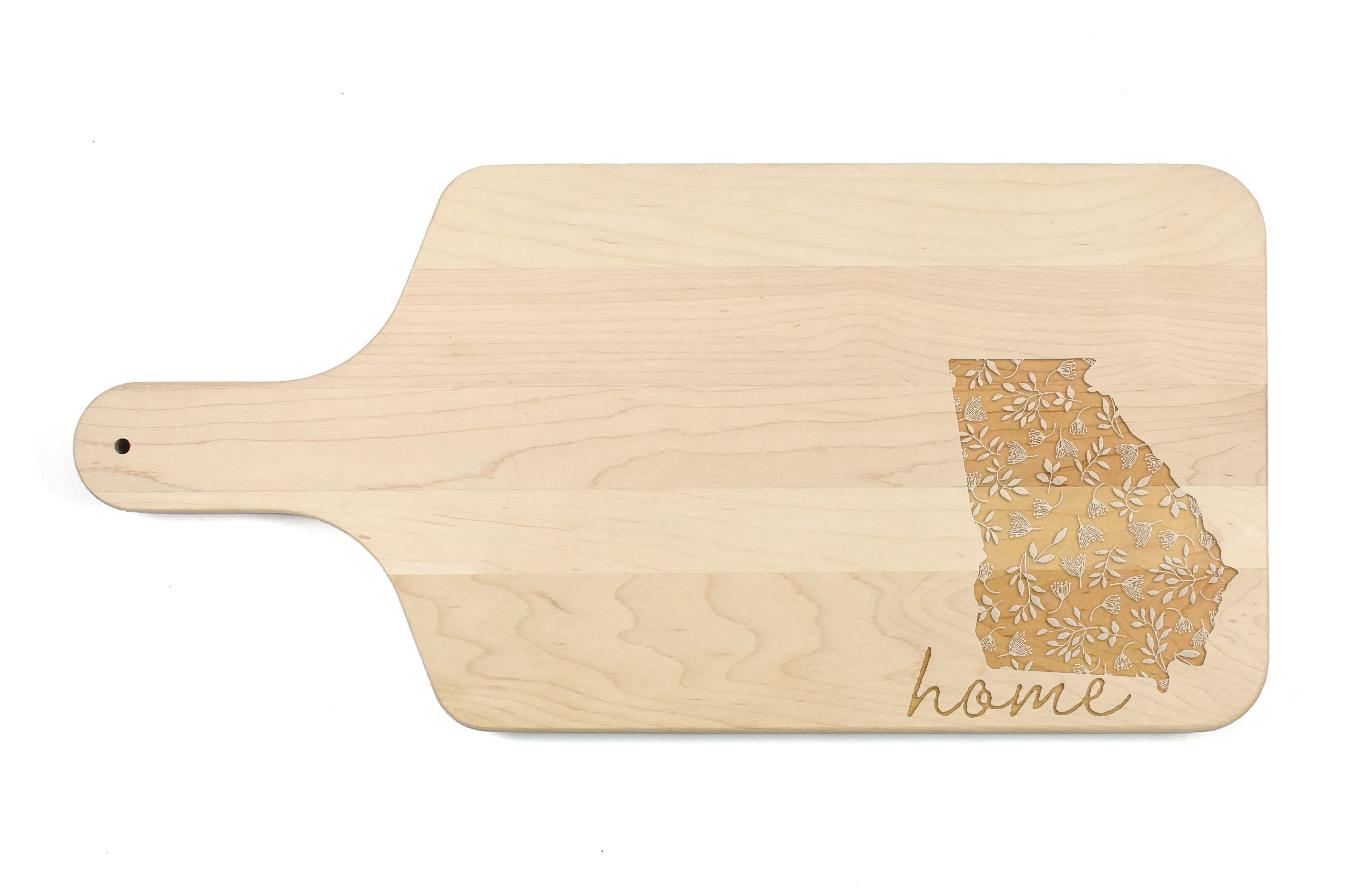 公式サイト - ハイブランドの新作が続々登場 Creative Products Maple 8 x 17 Georgia - State Home Floral アート・デザイン・音楽
