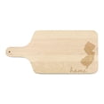 thumbnail image 1 of Creative Products Floral Home State - New Jersey 17 x 8 Maple Paddle Cutting Board, 1 of 1