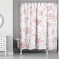 thumbnail image 1 of Creative Products Floral Pattern Pink 71 x 74 Shower Curtain, 1 of 2