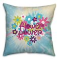 thumbnail image 1 of Creative Products Flower Power Spun Polyester Throw Pillow - 18x18, 1 of 1