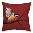 thumbnail image 1 of Creative Products Flying Bird on Branch with Red 20x20 Indoor / Outdoor Pillow, 1 of 3