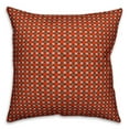 thumbnail image 1 of Creative Products Folk Geometric Pattern in Red 18x18 Spun Poly Pillow, 1 of 2