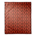 thumbnail image 1 of Creative Products Folk Pattern in Red 50x60 Coral Fleece Blanket, 1 of 2