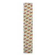 Creative Products Folksy Butterfly Pattern 2 16 x 90 Poly Twill Table Runner