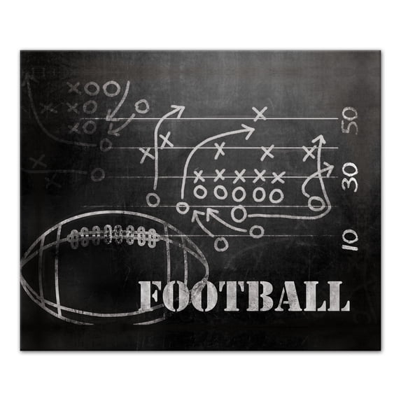 Creative Products Football Plays 24x20 Canvas Wall Art