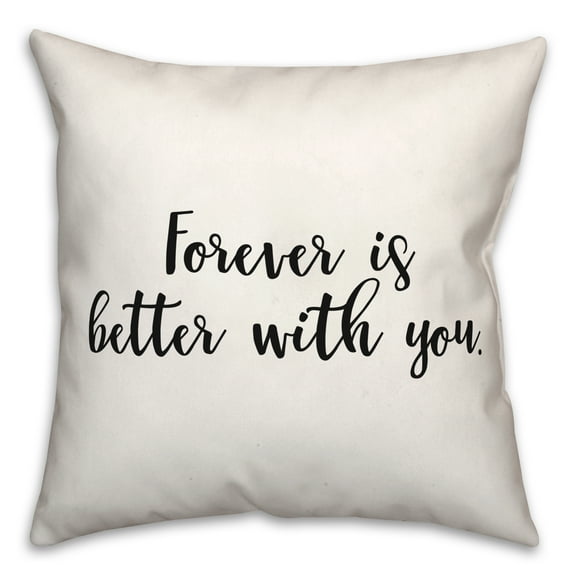 Creative Products Forever Better 18x18 Spun Poly Pillow