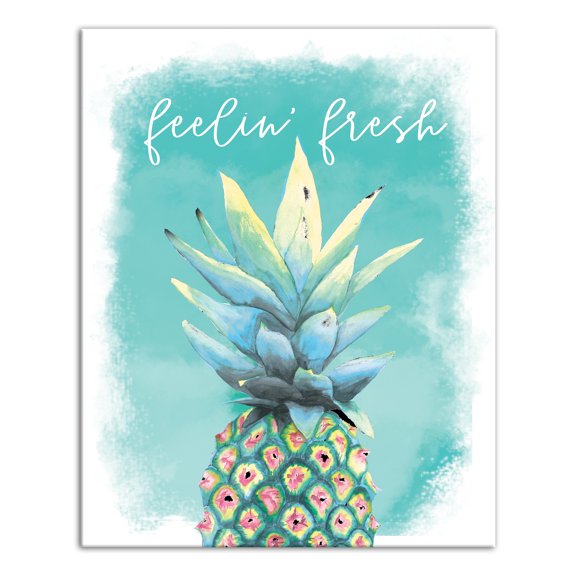 Creative Products Fresh Colorful Pineapple 16x20 Canvas Wall Art