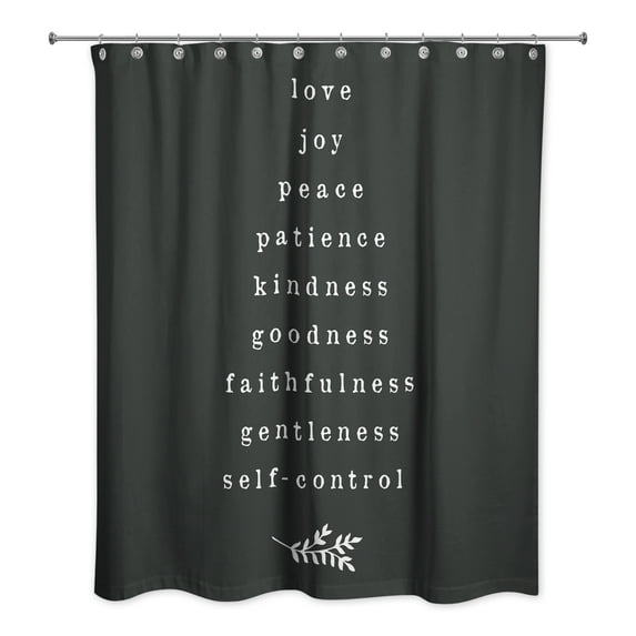 Creative Products Fruits of the Spirit 71x74 Shower Curtain