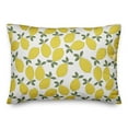 thumbnail image 1 of Creative Products Fun Lemon Pattern 20 x 14 Spun Poly Pillow, 1 of 3