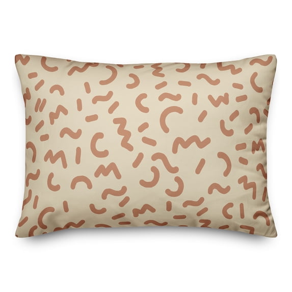 Creative Products Funky Squiggles 20 x 14 Spun Poly Pillow