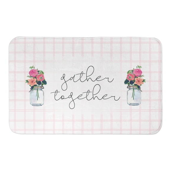 Creative Products Gather Together 34x21 Bath Mat