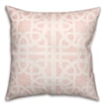 thumbnail image 1 of Creative Products Geo Blush Tile Quad Pattern 18x18 Spun Poly Pillow, 1 of 2